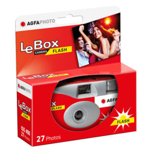 AgfaPhoto LeBox 27exp with Flash Disposable Camera